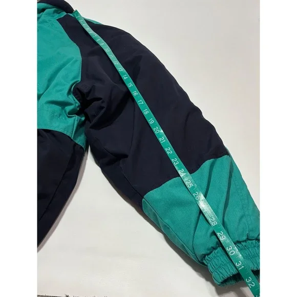 Vintage Ford Motorsport Sportswear Jacket Mens XL Teal Navy Blue Racing Bomber